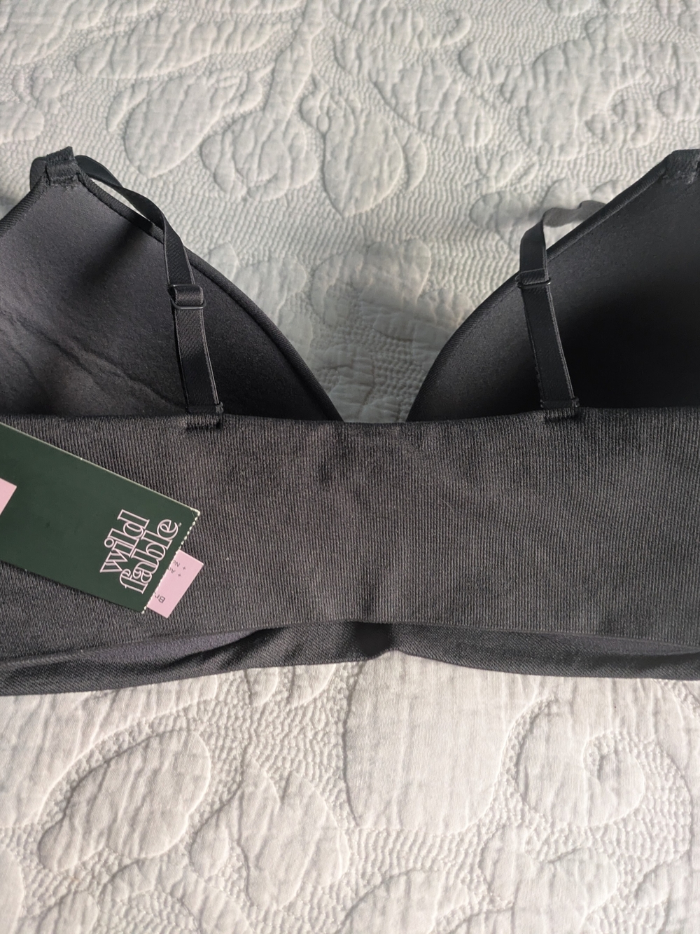 New Wild Fable Charcoal Gray Seamless Padded Bralette